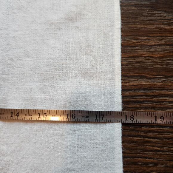 Embroidered VTG Hand Tea Towel Set of 2 Red Creamer Sugar Blanket Stitch Hem - Picture 9 of 10